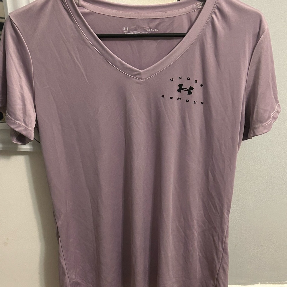 Under Armour Women's Purple V-Neck Top